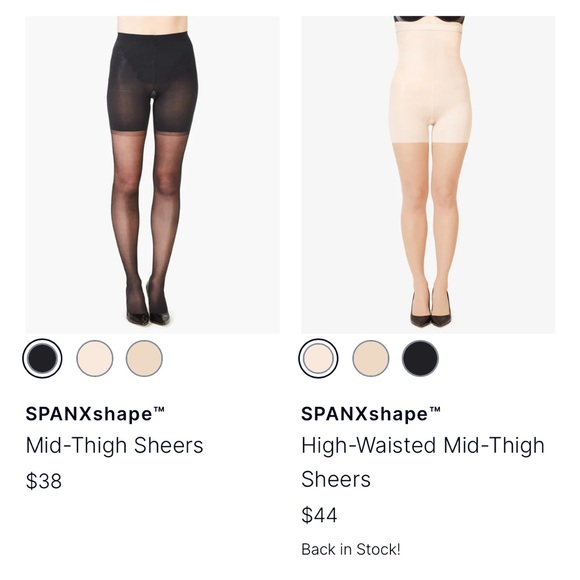 Spanx Tight-end Tights. Patterned body shaping. Grey. Size E. NWT. - Picture 3 of 3